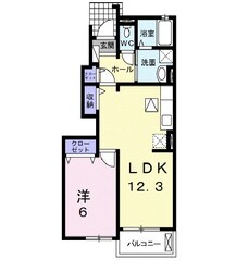 アルカンシェル東台　Ａ棟の物件間取画像